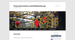 Desktop Screenshot of notfallseelsorge-cham.de